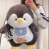 Cute Brown Penguin Plush Toy