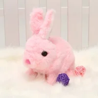 Cute Pink Bunny Plush Toy