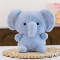 Cute Blue Elephant Plush Toy