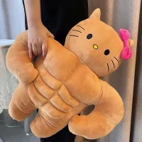 Muscle Cat Plush Toy