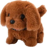 Cute Brown Puppy Plush Toy