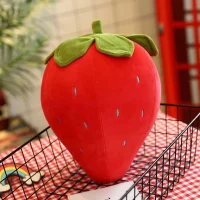 Plush Strawberry Fruit Pillow