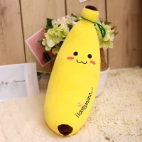 Plush Banana Doll with Cute Face