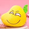 Plush Mango Doll with Funny Face
