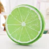 Lime Slice Plush Cushion