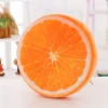 Orange Slice Plush Cushion