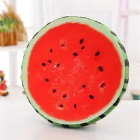Watermelon Slice Plush Cushion