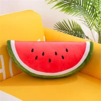 Watermelon Slice Plush Pillow
