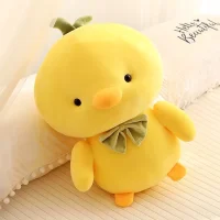 Yellow Duck Plush with Bow