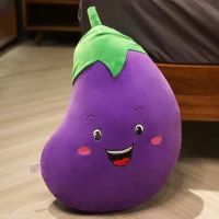 Eggplant Plush Pillow