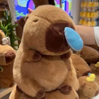 Capybara Plush with Blue Nose