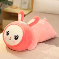Pink Bunny Plush Pillow