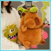 Capybara Plush with Leaf Hat