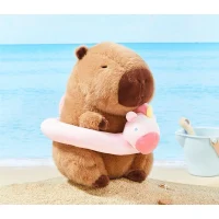 Capybara Plush with Unicorn Float