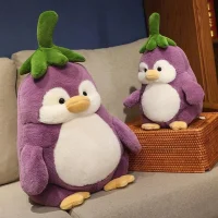Eggplant Penguin Plush
