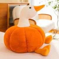 Pumpkin Goose Plush Toy