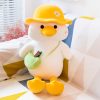 Duck Plush with Green Apple Bag