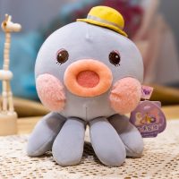 Octopus Plush Toy with Hat