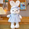 Bunny Plush Doll with Blue Dress