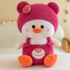Strawberry Penguin Plush Toy