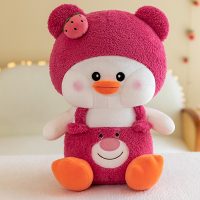 Strawberry Penguin Plush Toy