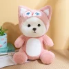 Pink Cat Costume Bear Plush
