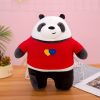 Panda Plush Toy in Red Shirt – Cute Stuffed Animal Doll