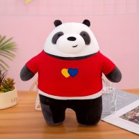 Panda Plush Toy in Red Shirt – Cute Stuffed Animal Doll