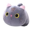 Grey Kitty Plush Pillow