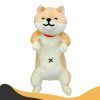 Light Brown Shiba Inu Dog Plush Toy – Long Hugging Stuffed Animal Pillow