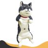 Gray Shiba Inu Dog Plush Toy – Long Hugging Stuffed Animal Pillow