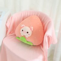 Strawberry Pig Plush Pillow