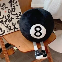 8 Ball Plush Toy