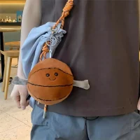 Basketball Plush Keychain