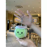 Tennis Ball Plush Keychain