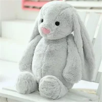 Grey Bunny Plush Toy